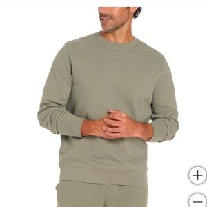 Hurley Men's Olive Green crewneck sweater